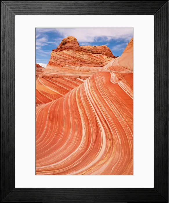 Framed Print : The Wave at Coyote Buttes in the Paria Canyon-Vermilion Cliffs Wilderness, Arizona, USA Framed Print : The Wave at Coyote Buttes in the Paria Canyon-Vermilion Cliffs Wilderness, Arizona, USA