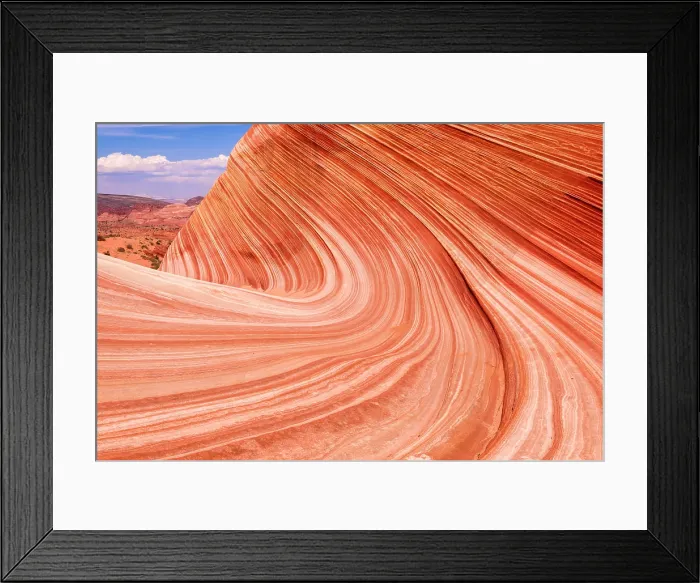 Framed Print : The Wave at Coyote Buttes in the Paria Canyon-Vermilion Cliffs Wilderness, Arizona, USA Framed Print : The Wave at Coyote Buttes in the Paria Canyon-Vermilion Cliffs Wilderness, Arizona, USA