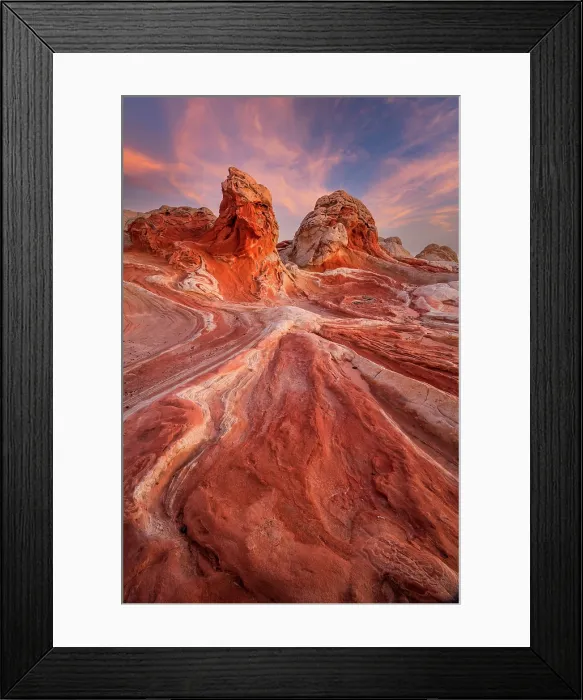 Framed Print : Rock patterns at White Pocket in Vermilion Cliffs National Monument, Arizona, USA Framed Print : Rock patterns at White Pocket in Vermilion Cliffs National Monument, Arizona, USA