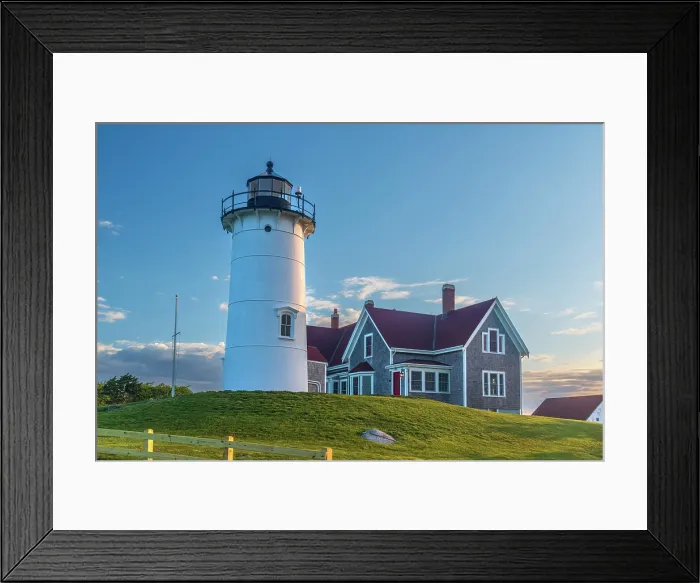 Framed Print : USA, Massachusetts, Cape Cod, Upper Cape, Nobska Light Framed Print : USA, Massachusetts, Cape Cod, Upper Cape, Nobska Light