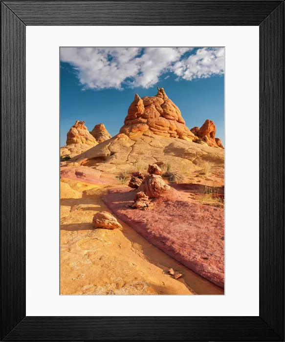 Framed Print : Red rocks at Coyote Buttes South in the Paria Canyon-Vermillion Cliffs Wilderness, Arizona, USA Framed Print : Red rocks at Coyote Buttes South in the Paria Canyon-Vermillion Cliffs Wilderness, Arizona, USA