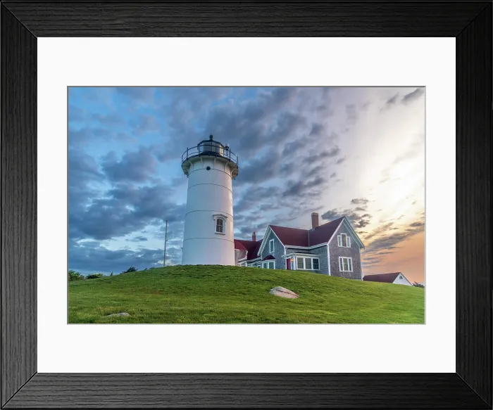 Framed Print : USA, Massachusetts, Cape Cod, Upper Cape, Nobska Light Framed Print : USA, Massachusetts, Cape Cod, Upper Cape, Nobska Light