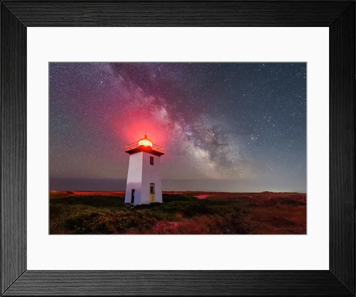 Framed Print : Milky Way over Wood End Lighthouse with red fresnel, Cape Cod, Provincetown, Massachusetts, USA Framed Print : Milky Way over Wood End Lighthouse with red fresnel, Cape Cod, Provincetown, Massachusetts, USA
