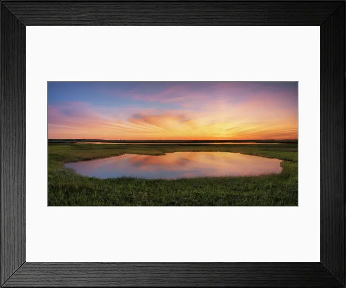 Framed Print : Sunrise from marsh at Fort Hill, Cape Cod, Eastham, Massachusetts, USA Framed Print : Sunrise from marsh at Fort Hill, Cape Cod, Eastham, Massachusetts, USA