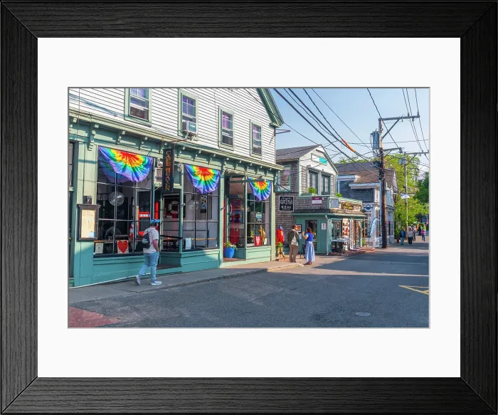 Framed Print : USA, Massachusetts, Cape Cod, Outer Cape, Provincetown, Commercial Street Framed Print : USA, Massachusetts, Cape Cod, Outer Cape, Provincetown, Commercial Street
