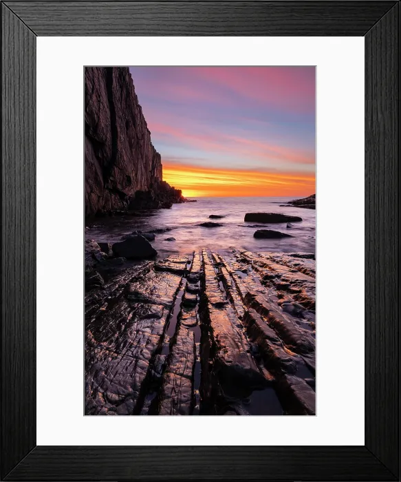 Framed Print : Sunrise on the rocks at Bald Head, Cape Neddick, Maine, USA Framed Print : Sunrise on the rocks at Bald Head, Cape Neddick, Maine, USA