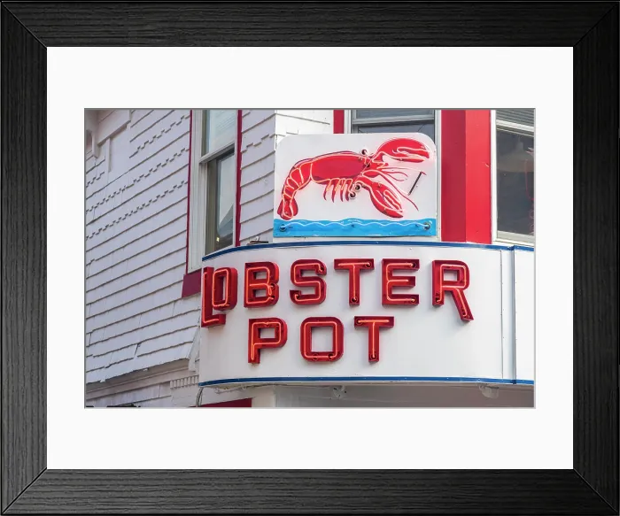 Framed Print : USA, Massachusetts, Cape Cod, Outer Cape, Provincetown, Commercial Street, Lobster Pot restaurant Framed Print : USA, Massachusetts, Cape Cod, Outer Cape, Provincetown, Commercial Street, Lobster Pot restaurant