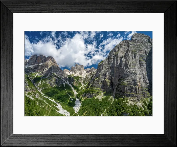Framed Print : Europe, Italy, Trentino. The Brenta Dolomites near to Molveno Framed Print : Europe, Italy, Trentino. The Brenta Dolomites near to Molveno