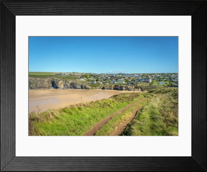 Framed Print : Mawgan Porth, Cornwall, England, UK Framed Print : Mawgan Porth, Cornwall, England, UK