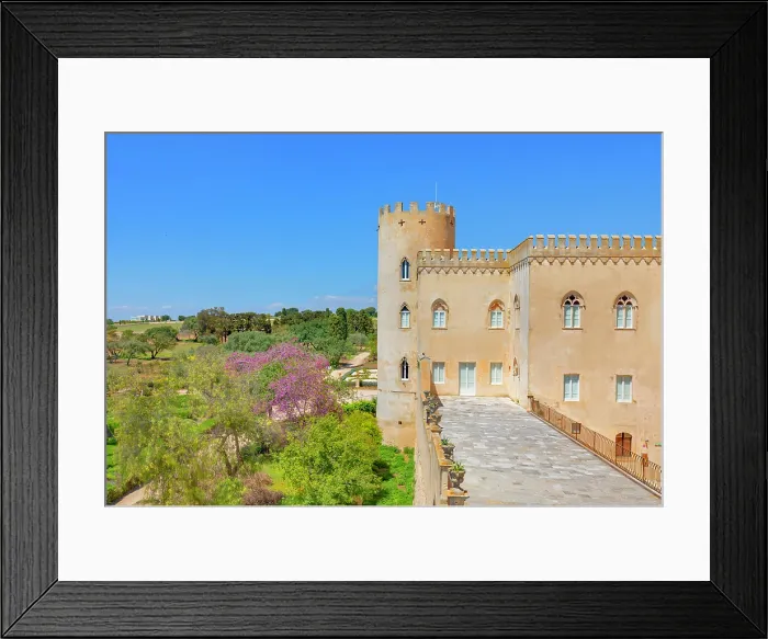 Framed Print : Donnafugata Castle, Donnafugata, Ragusa province, Sicily, Italy Framed Print : Donnafugata Castle, Donnafugata, Ragusa province, Sicily, Italy