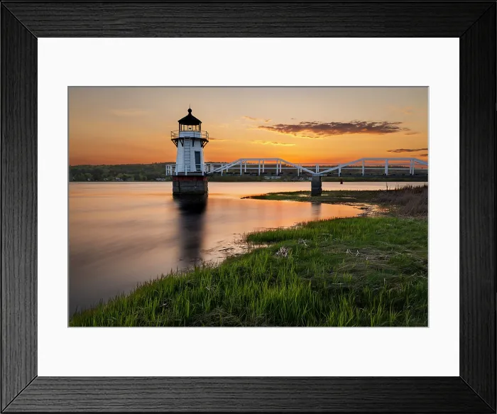 Framed Print : Sunset at Doubling Point Lighthouse, Arrowsic, Maine, USA Framed Print : Sunset at Doubling Point Lighthouse, Arrowsic, Maine, USA
