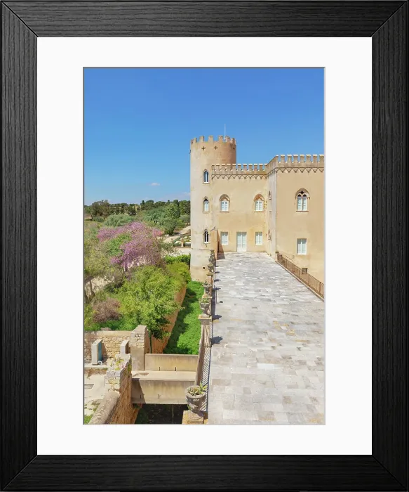 Framed Print : Donnafugata Castle, Donnafugata, Ragusa province, Sicily, Italy Framed Print : Donnafugata Castle, Donnafugata, Ragusa province, Sicily, Italy