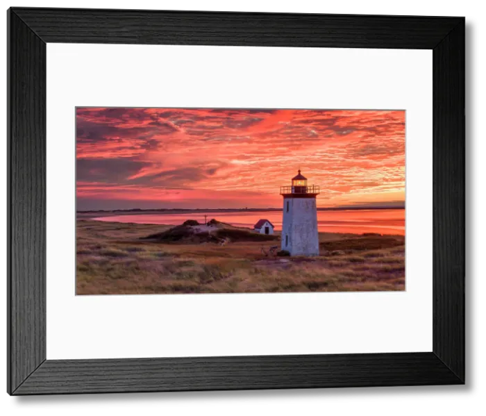 Framed Print : Sunset at Long Point Lighthouse on Cape Cod, Provincetown, Massachusetts, USA Framed Print : Sunset at Long Point Lighthouse on Cape Cod, Provincetown, Massachusetts, USA