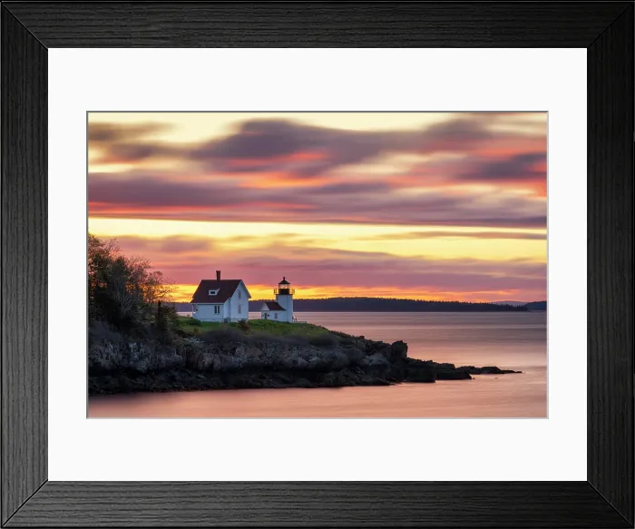 Framed Print : Sunrise from Curtis Island Lighthouse, Camden, Maine, USA Framed Print : Sunrise from Curtis Island Lighthouse, Camden, Maine, USA