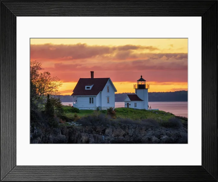 Framed Print : Sunrise from Curtis Island Lighthouse, Camden, Maine, USA Framed Print : Sunrise from Curtis Island Lighthouse, Camden, Maine, USA