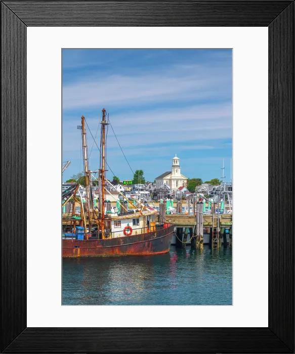 Framed Print : USA, Massachusetts, Cape Cod, Outer Cape, Provincetown, Provincetown Wharf, MacMillan Pier and Provincetown Public Library Framed Print : USA, Massachusetts, Cape Cod, Outer Cape, Provincetown, Provincetown Wharf, MacMillan Pier and Provincetown Public Library