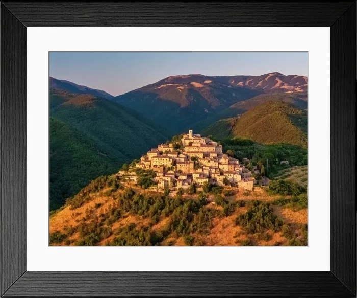 Framed Print : Mountain Village of Labro, Lazio, Italy, Europe Framed Print : Mountain Village of Labro, Lazio, Italy, Europe