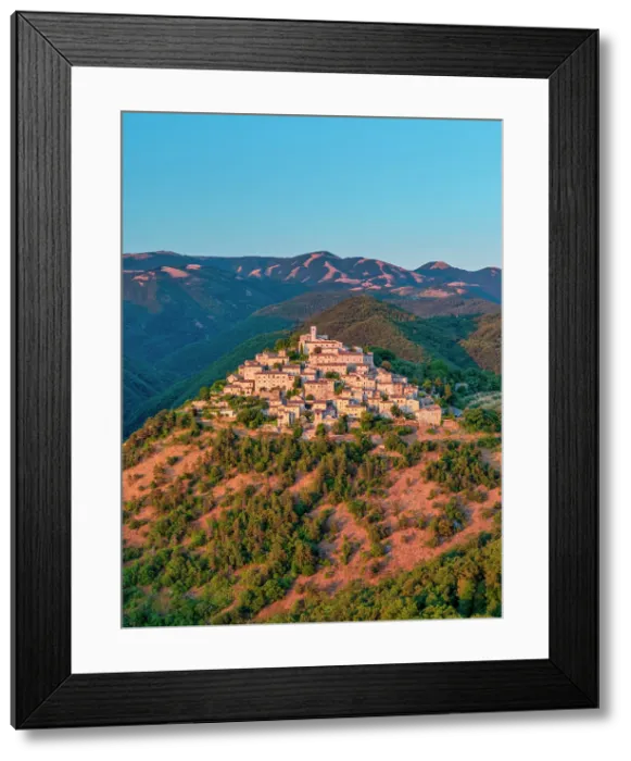 Framed Print : Mountain Village of Labro, Lazio, Italy, Europe Framed Print : Mountain Village of Labro, Lazio, Italy, Europe