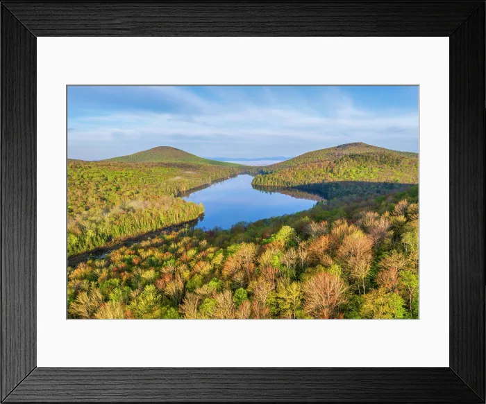 Framed Print : Early spring colors at Kettle Pond, Groton State Forest, Vermont, USA Framed Print : Early spring colors at Kettle Pond, Groton State Forest, Vermont, USA