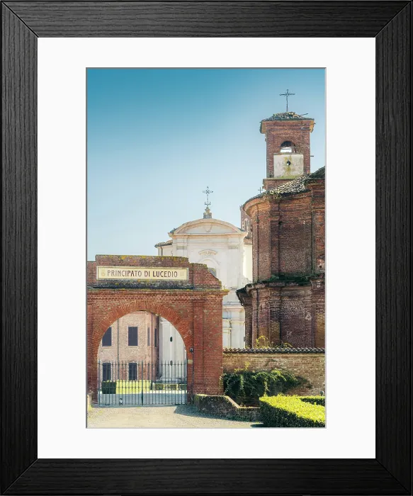 Framed Print : Archway to Principato di Lucedio, Monferrato. Piedmont, Italy Framed Print : Archway to Principato di Lucedio, Monferrato. Piedmont, Italy
