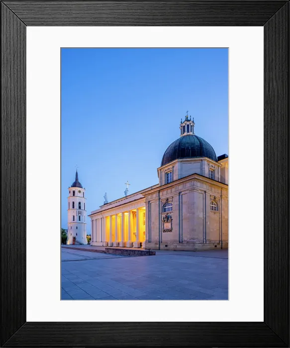 Framed Print : The Cathedral Basilica of St Stanislaus and St Ladislaus of Vilnius, Vilnius, Lithuania