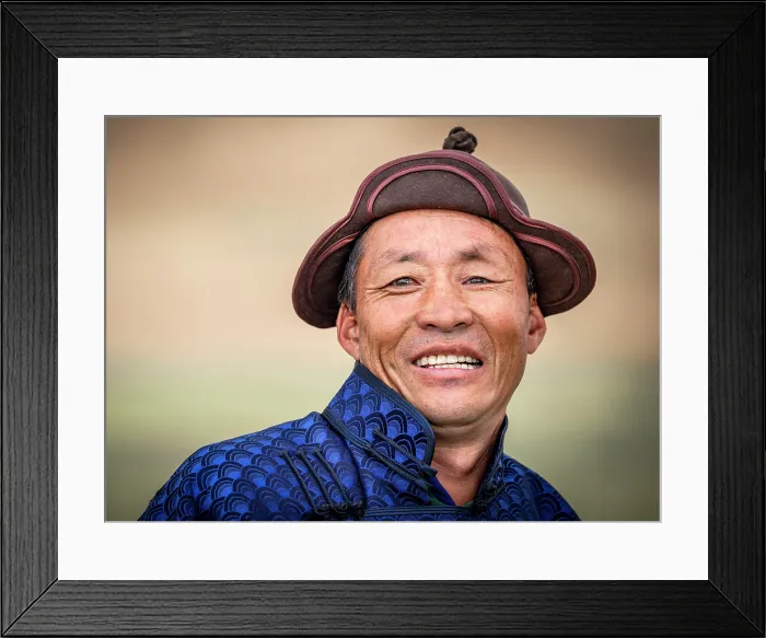 Framed Print : Portrait of a camel herder, Khongor Dunes, Gobi Desert, Mongolia, Asia Framed Print : Portrait of a camel herder, Khongor Dunes, Gobi Desert, Mongolia, Asia