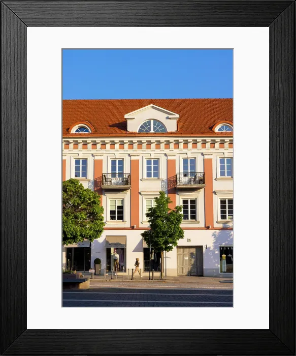 Framed Print : Typical Vilnius Architecture, Vilnius, Lithuania Framed Print : Typical Vilnius Architecture, Vilnius, Lithuania