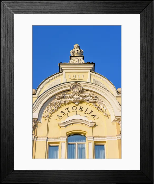 Framed Print : Astoria Hotel, Vilnius, Lithuania