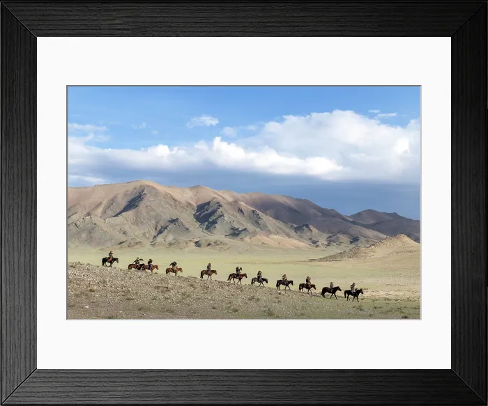 Framed Print : Group of Kazakh Eagle hunters in the mountains on horseback with their trained golden eagles, Bayan-Ulgii Province, Western Mongolia, Asia Framed Print : Group of Kazakh Eagle hunters in the mountains on horseback with their trained golden eagles, Bayan-Ulgii Province, Western Mongolia, Asia