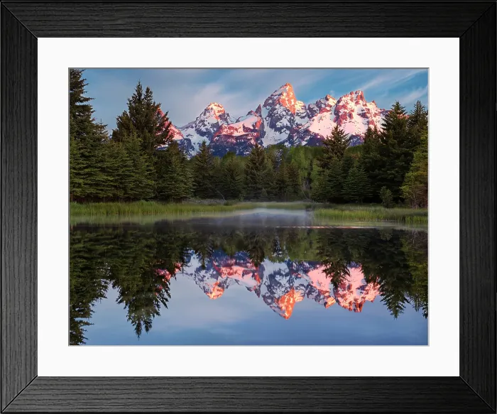 Framed Print : Morning reflection at Schwabacker Landing, Grand Teton National Park, Wyoming, USA Framed Print : Morning reflection at Schwabacker Landing, Grand Teton National Park, Wyoming, USA