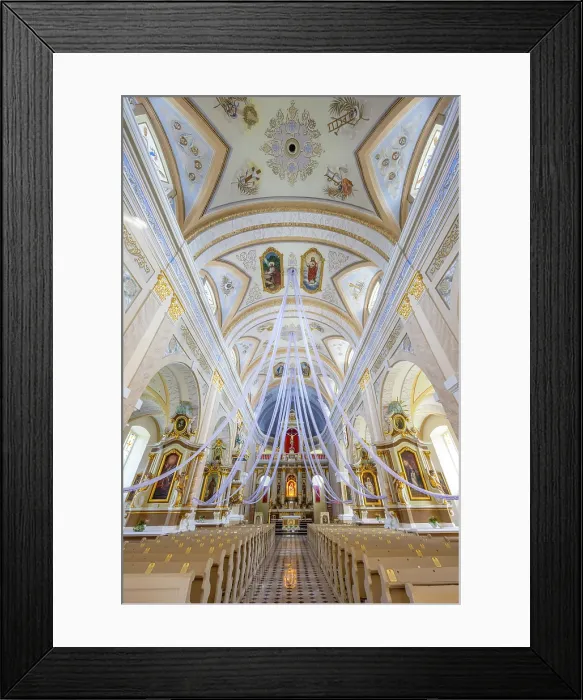 Framed Print : Interior of the Church of Zemaiciu Kalvarija, Zemaiciu Kalvarija, Plunge, Lithuania Framed Print : Interior of the Church of Zemaiciu Kalvarija, Zemaiciu Kalvarija, Plunge, Lithuania