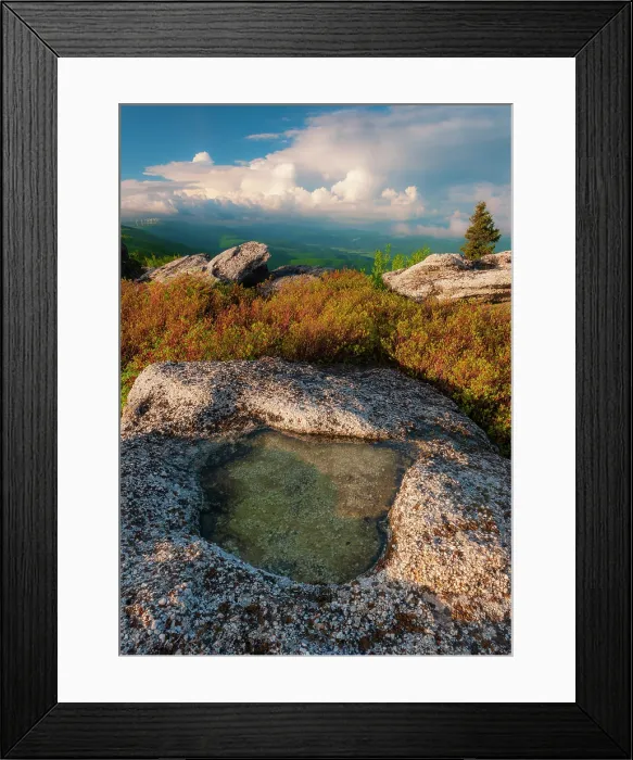 Framed Print : Clouds over Dolly Sods Wilderness, West Virginia, USA Framed Print : Clouds over Dolly Sods Wilderness, West Virginia, USA