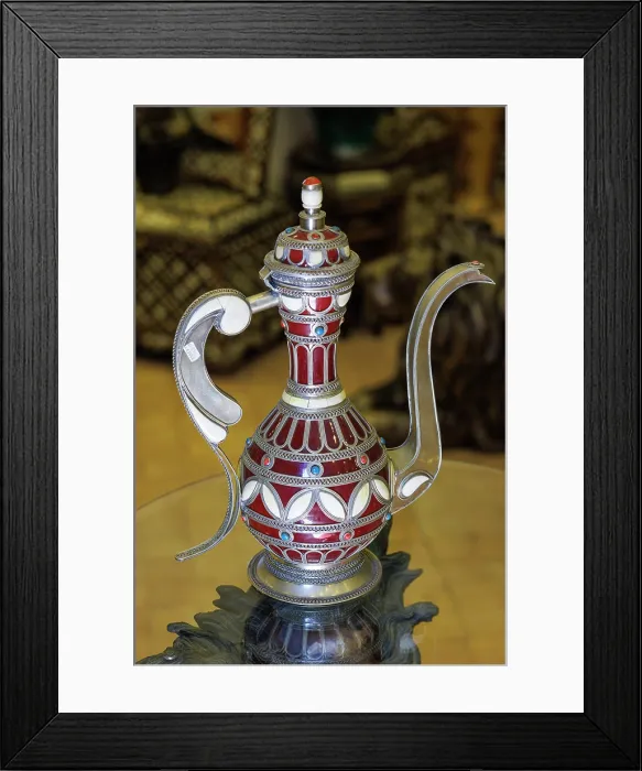 Framed Print : Traditional jug, Tahnaout, Morocco