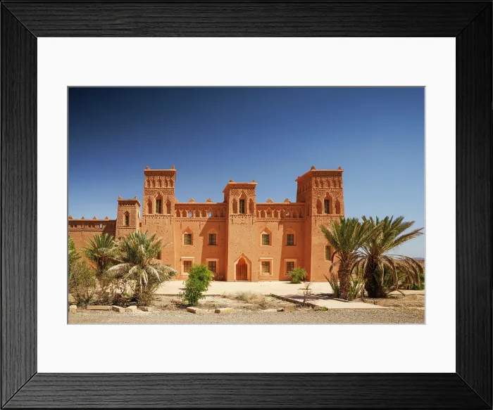 Framed Print : Modern Kasbah Skoura, Ouarzazate, Morocco Framed Print : Modern Kasbah Skoura, Ouarzazate, Morocco