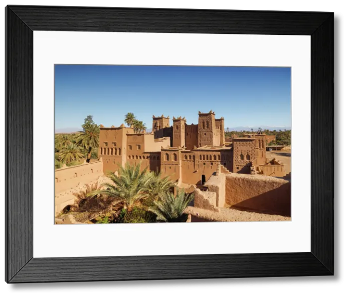 Framed Print : Ancient walled Kasbah Amridil, Skoura, Ouarzazate, Morocco Framed Print : Ancient walled Kasbah Amridil, Skoura, Ouarzazate, Morocco