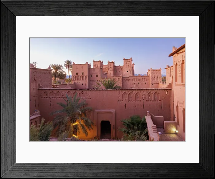 Framed Print : Ancient walled Kasbah Amridil, Skoura, Ouarzazate, Morocco Framed Print : Ancient walled Kasbah Amridil, Skoura, Ouarzazate, Morocco