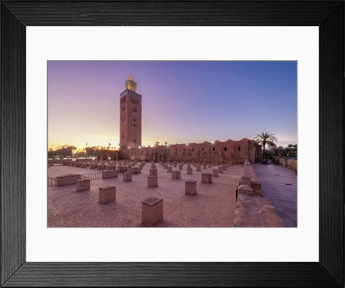 Framed Print : Koutoubia Mosque, Marrakech, Morocco Framed Print : Koutoubia Mosque, Marrakech, Morocco