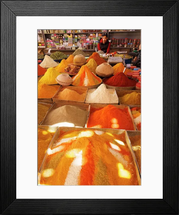 Framed Print : Spice market, Rissani, Morocco Framed Print : Spice market, Rissani, Morocco