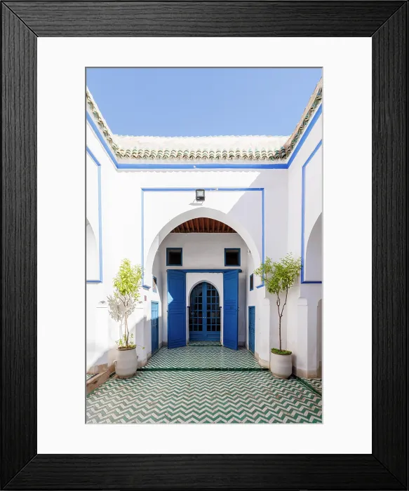 Framed Print : Bahia Palace, Marrakech, Morocco Framed Print : Bahia Palace, Marrakech, Morocco
