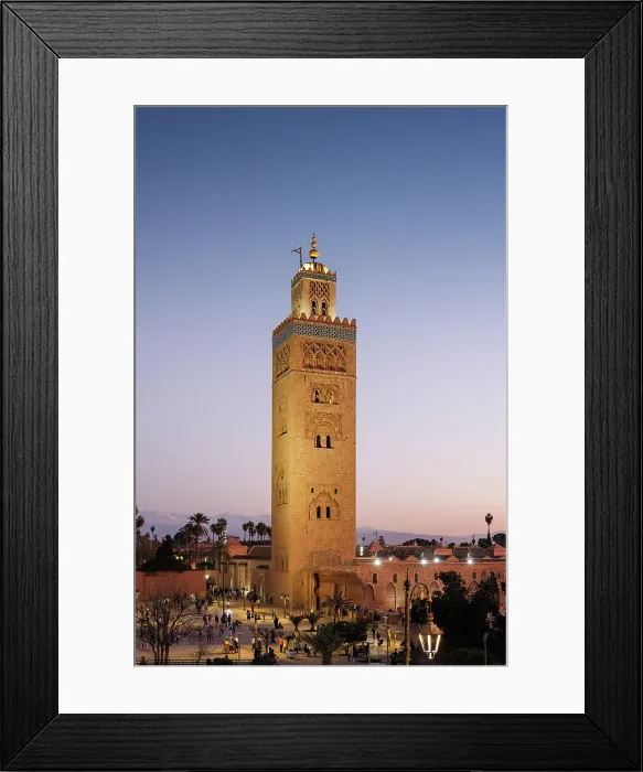 Framed Print : Koutoubia Mosque, Marrakech, Morocco Framed Print : Koutoubia Mosque, Marrakech, Morocco