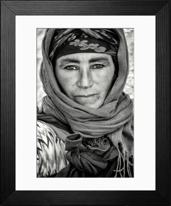 Framed Print : Portrait of a nomad woman, Todra Gorge, Tinerhir, Morocco Framed Print : Portrait of a nomad woman, Todra Gorge, Tinerhir, Morocco