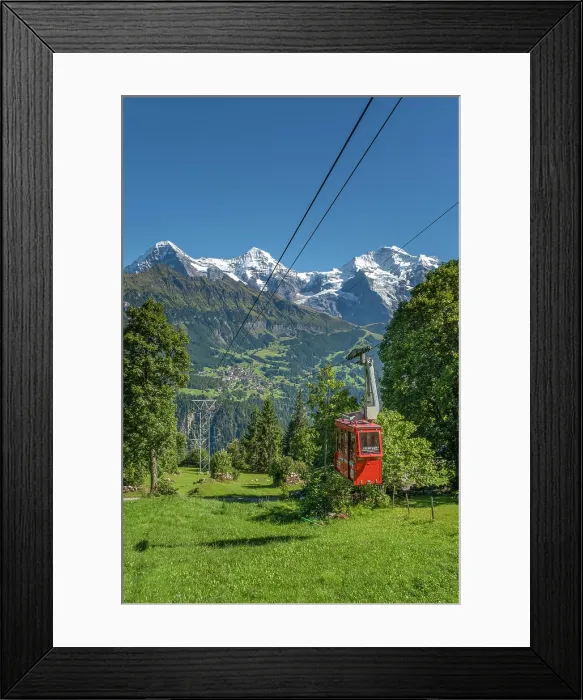 Framed Print : Eiger, Monch and Jungfrau from Isenfluh, Berner Oberland, Switzerland Framed Print : Eiger, Monch and Jungfrau from Isenfluh, Berner Oberland, Switzerland