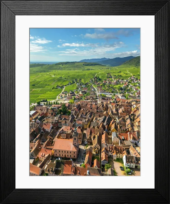 Framed Print : Riquewihr, Alsace wine region, France Framed Print : Riquewihr, Alsace wine region, France