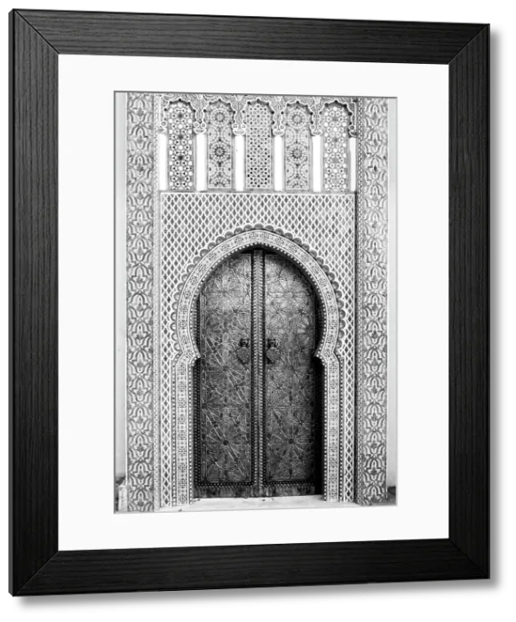 Framed Print : One of the golden doors of the Royal Palace, Fes, Morocco Framed Print : One of the golden doors of the Royal Palace, Fes, Morocco