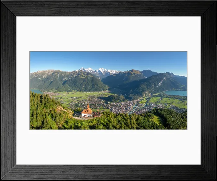 Framed Print : Harder Kulm, Interlaken, Berner Oberland, Switzerland Framed Print : Harder Kulm, Interlaken, Berner Oberland, Switzerland