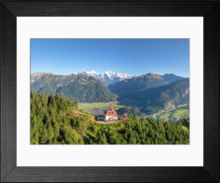 Framed Print : Harder Kulm, Interlaken, Berner Oberland, Switzerland Framed Print : Harder Kulm, Interlaken, Berner Oberland, Switzerland