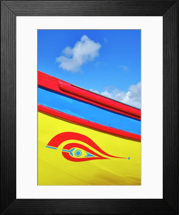 Framed Print : The painted big eye on a fishing boat. Sesimbra, Portugal Framed Print : The painted big eye on a fishing boat. Sesimbra, Portugal