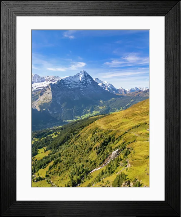 Framed Print : Grindelwald First, Grindelwald, Berner Oberland, Switzerland Framed Print : Grindelwald First, Grindelwald, Berner Oberland, Switzerland