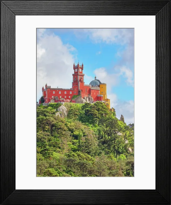 Framed Print : Pena Palace, Sintra, Portugal Framed Print : Pena Palace, Sintra, Portugal