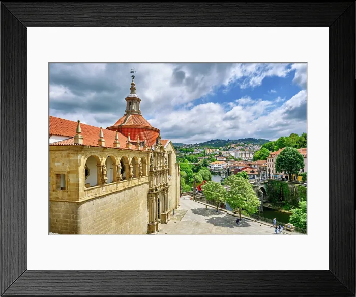 Framed Print : The church and convent of S£o Gonçalo, dating back to the XVI century. Amarante, Portugal Framed Print : The church and convent of S£o Gonçalo, dating back to the XVI century. Amarante, Portugal
